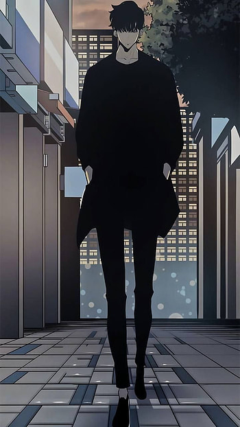 Solo leveling, standing, light HD phone wallpaper