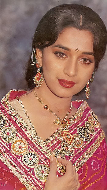 Madhuri Dixit, bollywood actress HD phone wallpaper