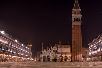 St. Mark's Basilica, Venice clock tower HD wallpaper