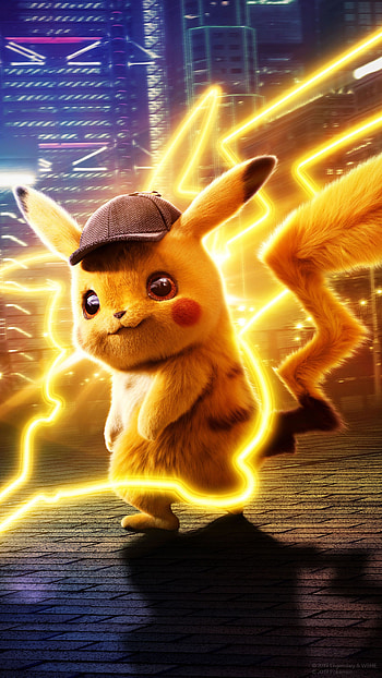 Detective Pikachu, Cute and cuddly, Pikachu illustration, Pokmon fandom HD phone wallpaper