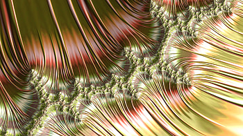 Fractal Art for your - Metal Spring, CGI, pattern, psychedelic, trippy, Abstract, fractal HD wallpaper