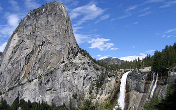 Nature, Stones, Rock, Waterfall, Giant HD wallpaper