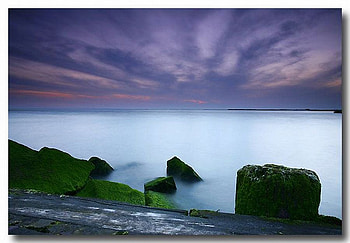 Green Rocks, , green, beautiful, rocks, beach HD wallpaper