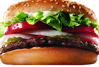 Mouth-watering hamburger, Juicy patty, Savory toppings, Wholesome HD wallpaper