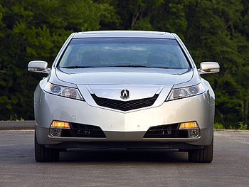 Auto, Trees, Acura, Cars, Front View, Style, Akura, 2008, Tl, Silver Metallic HD wallpaper