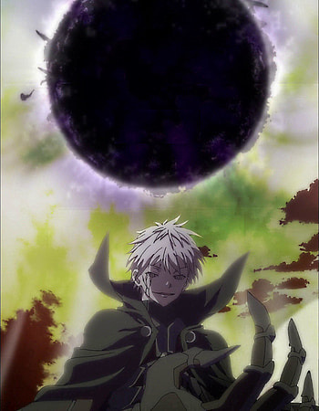 Trinity Seven : Arata's black sun from intro edit w/ 2 sharpened versions : anime HD phone wallpaper