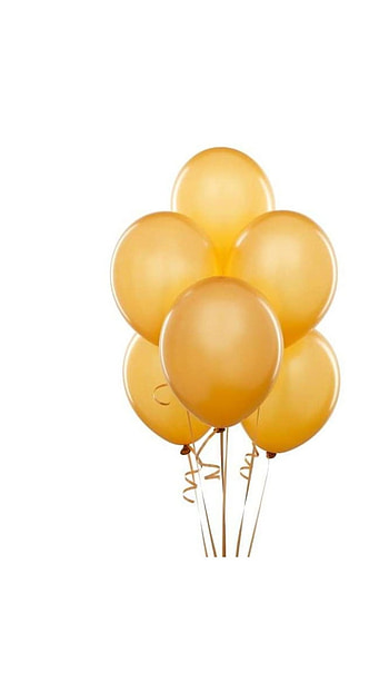 Baloons, Golden HD phone wallpaper