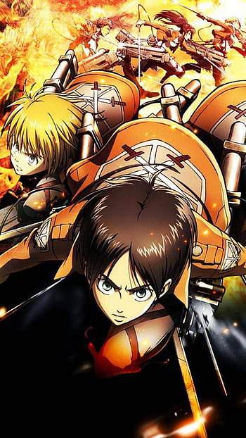 Attack on titans war, anime HD phone wallpaper
