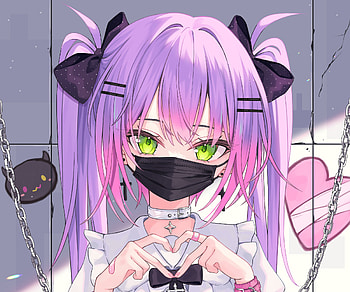 Tokoyami Towa, hololive, Tokoyami Towa, Anime, Virtual Youtuber HD wallpaper