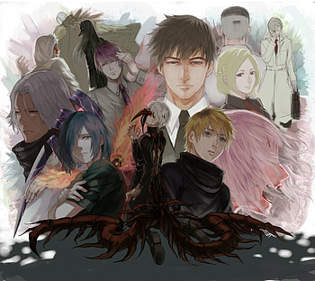 Artwork, tokyo ghoul, anime HD wallpaper