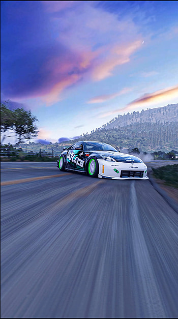 Forza, car, nissan, drift HD phone wallpaper