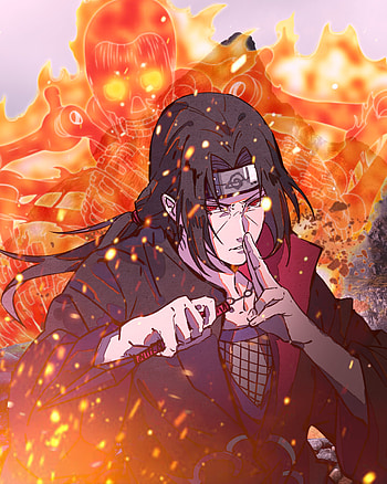 Uchiha Itachi, naruto, narutoshippuden, akatsuki, anime boy, itachi wallpapaer, anime HD phone wallpaper