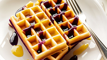 Delicious Waffles: A Ultra Delight, waffle, food, breakfast, syrup, dessert HD wallpaper