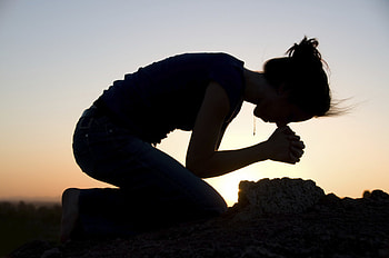 On my Knees, Prayer, Christian, God, Jesus HD wallpaper