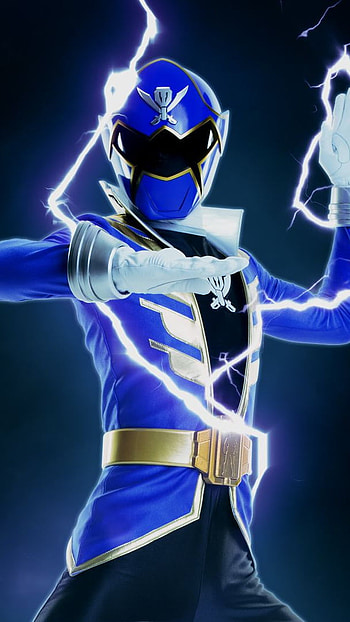 Might morphin blue, blue HD phone wallpaper