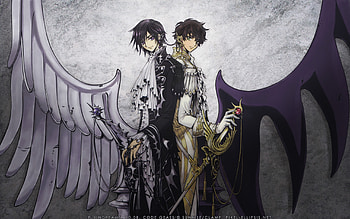 Good and Evil, geass, anime, code, lelouch, suzuke HD wallpaper