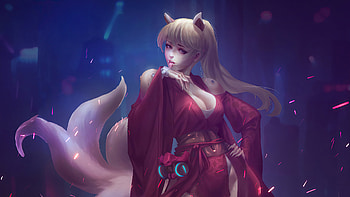 Cyber Cat Girl , artist, artwork, artstation HD wallpaper