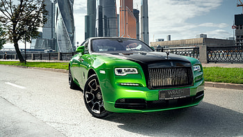 Rolls-Royce Wraith Black and Bright 2019 HD wallpaper