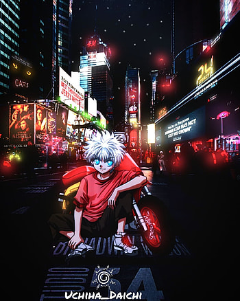 Killua Zoldyck, lightning, hunter x hunter HD phone wallpaper