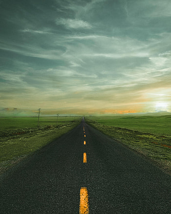 Nature, Horizon, Road, Markup, Distance, Dahl HD phone wallpaper
