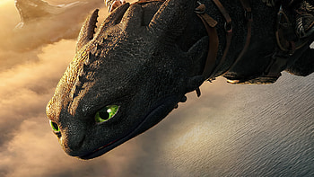 Toothless Soars: Ultra from How to Train Your Dragon (2025), movie, How to Train Your Dragon (2025), Toothless (How to Train Your Dragon) HD wallpaper