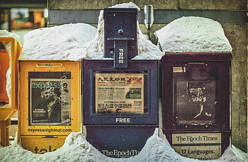Miscellanea, Miscellaneous, Information Stand, Polygraphy, Newspapers HD wallpaper