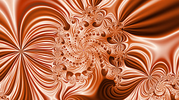 Fractal Art for your - Trippy, white, orange (Color), red, psychedelic, trippy, Abstract, fractal HD wallpaper