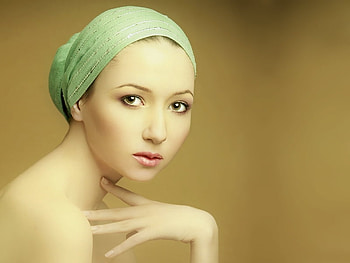 Scarf, sweet, people, look, she, woman, beauty, female, nice HD wallpaper