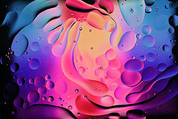 Abstract, Water, Bubbles, Multicolored, Motley, Form, Forms HD wallpaper