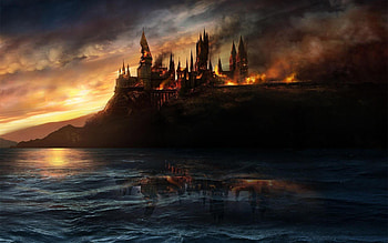 Hogwarts, Castle , Slytherin pride, Hogwarts crest HD wallpaper