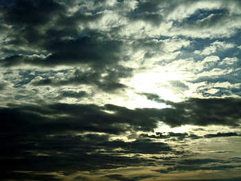 just sky, clouds, sky, nature, sun HD wallpaper