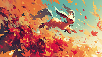 Leafeon – Autumn Wind (Pokémon), Leafeon (Pokémon), Pokemon, Anime HD wallpaper