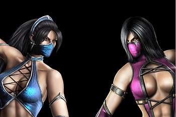Kitana VS Mileena, video games, kitana, mileena, mortal kombat HD wallpaper