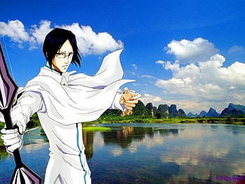 Uryu in the world of the living, bleach, uryu, anime, the real world HD wallpaper