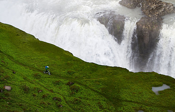Gullfoss Waterfall, Vaude experience, Outdoor adventure, Nature HD wallpaper