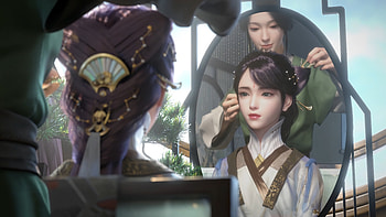 Asian Bride, Asian, CG, fantasy, bride HD wallpaper