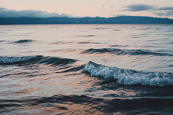 Nature, Sea, Waves, Foam HD wallpaper