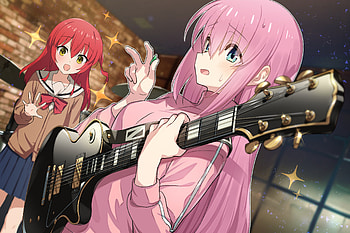 Ikuyo Kita & Hitori Gotou, Hitori Gotou, Ikuyo Kita, Anime, Bocchi the Rock! HD wallpaper