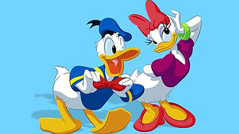 Daisy Duck, Flirting, Zoom comics, Exceptional HD wallpaper