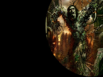 Dark, comic, evil, fantasy HD wallpaper