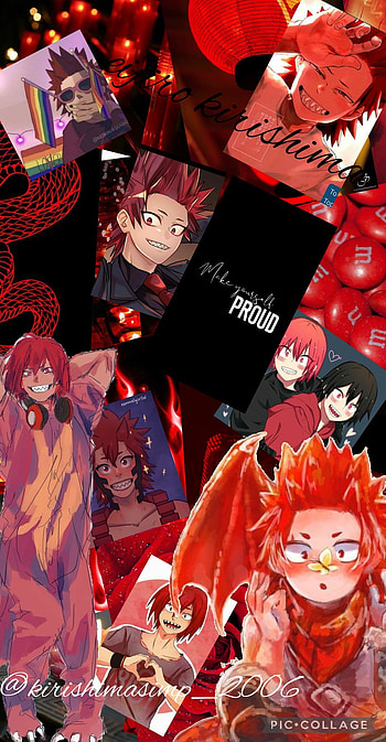 Eijiro kirishima, mha, bnha, cute, sturdy hero: red riot, orange, red, japanese, red riot, class 1a, positive quotes, anime HD phone wallpaper
