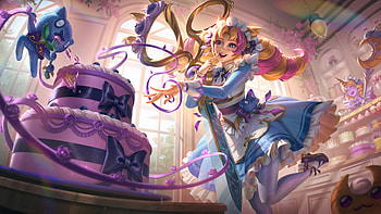 Cafe Cuties Gwen, riot games, league of legends, cafe cuties, lol HD wallpaper