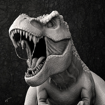 Tyrannosaurus Rex, Fearsome predator, Prehistoric giant, Mesozoic monster HD phone wallpaper
