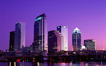 Tampa skyline, Florida, , Breathtaking views HD wallpaper