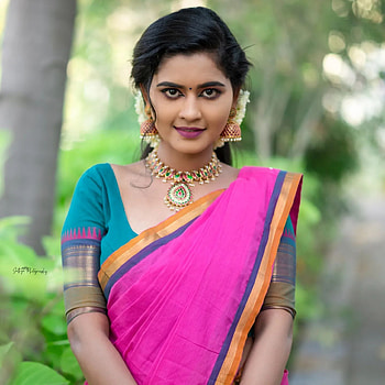 Deepa Balu, sari, joint HD phone wallpaper