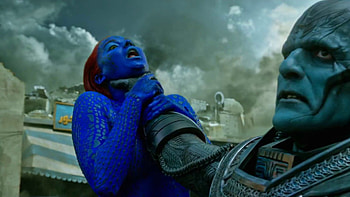 Oscar Isaac, Up close in x-men apocalypse, Deity-like character, Movie trailers HD wallpaper
