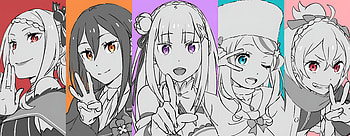 Re:Zero Anime – Iconic Characters in Stunning Detail, Anime, Re:Zero - Starting Life in Another World HD wallpaper