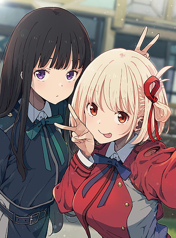 Lycoris, organ, hair, recoil HD phone wallpaper