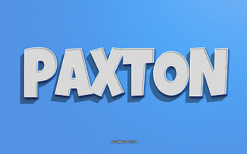 Paxton, blue lines background, with names, Paxton name, male names, Paxton greeting card, line art, with Paxton name HD wallpaper