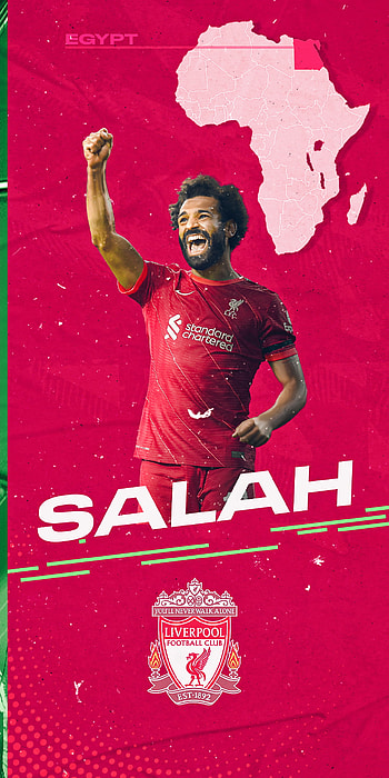 Mo Salah, red, Liverpool, Dark, Africa, Egypt, MohammadSalah, MoSalah, football HD phone wallpaper